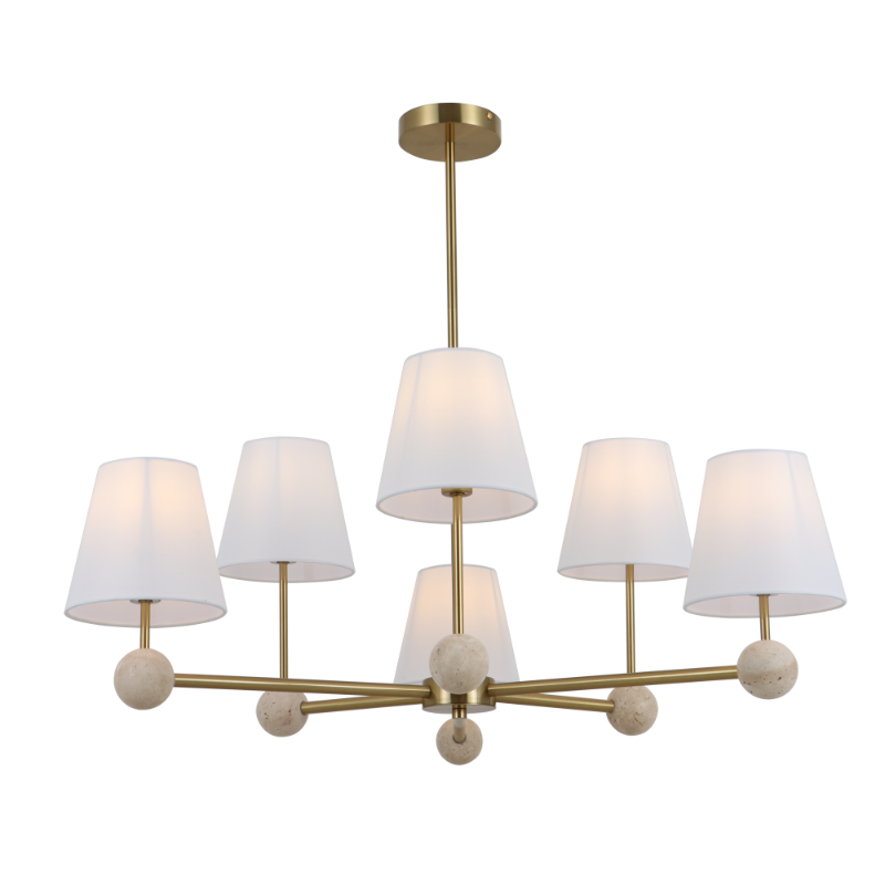 โคมระย้าทองแดง Travertine