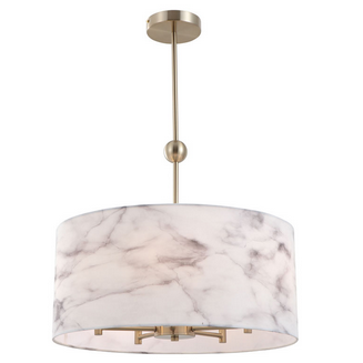 5 Lights Fabric Chandelier